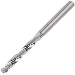 Kennametal - 5.6mm 135° Solid Carbide Jobber Drill - Bright Finish, Right Hand Cut, Spiral Flute, Straight Shank, 82mm OAL, Standard Point - USA Tool & Supply