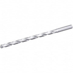 Kennametal - 1/2" 135° 2-Flute Solid Carbide Extra Length Drill Bit - USA Tool & Supply