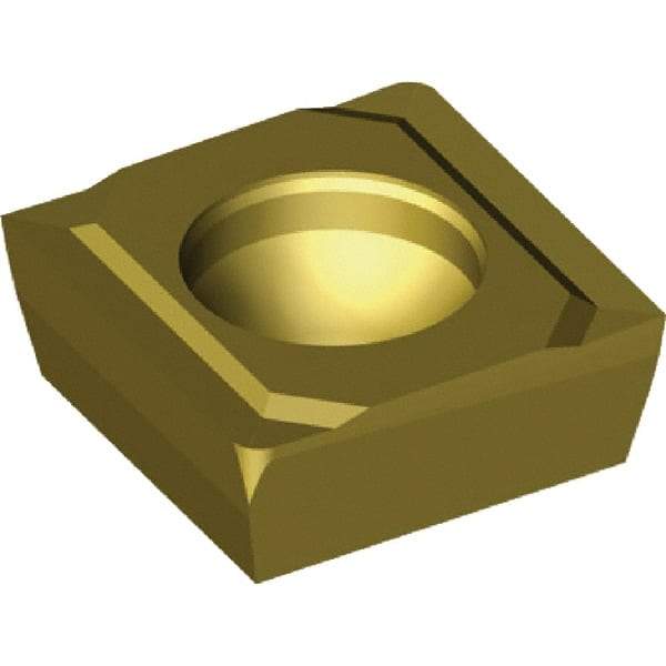 Kennametal - SPHX070304 R21 Grade KCU25 Carbide Indexable Drill Insert - TiN Finish, Square, 5/16" Inscribed Circle - USA Tool & Supply