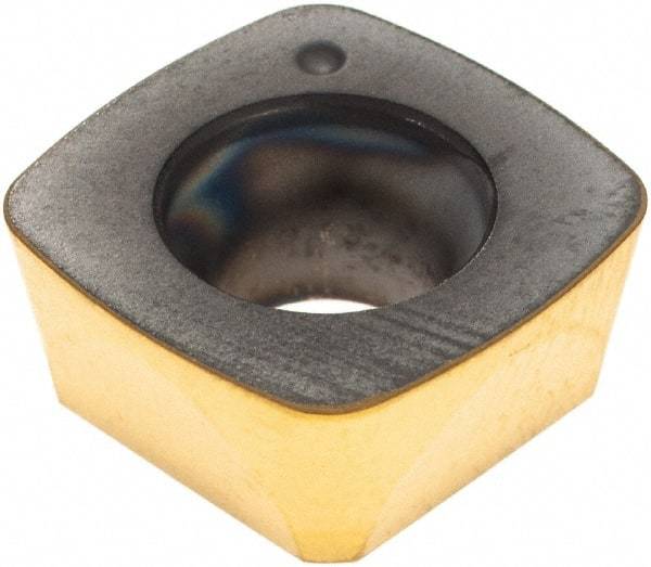 LMT - XCNW120520 Grade LC280QN Carbide Milling Insert - TiAIN/Al2 Plus/TiN Finish, 0.2189" Thick, 1/2" Inscribed Circle, 2mm Corner Radius - USA Tool & Supply
