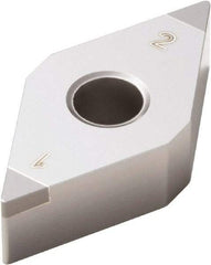 Seco - DNGA443 B Grade CBN010 CBN Turning Insert - 55° Diamond, 1/2" Inscr Circle, 1/4" Thick, 3/64" Corner Radius - USA Tool & Supply