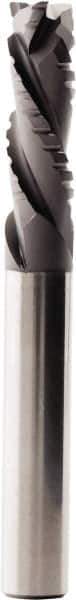 Seco - 6mm, 3 Flute, Single End, Solid Carbide, 0.5mm Corner Radius End Mill - 65mm OAL, Right Hand Flute, 18mm LOC, Right Hand Cut - USA Tool & Supply