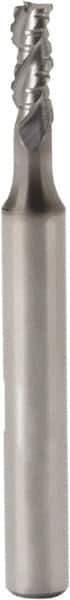 Seco - 4mm Diam, 10mm LOC, 3 Flute Solid Carbide 45° Corner Chamfer Roughing End Mill - SIRON-A Finish, 55mm OAL, 6mm Shank Diam, Single End, Extended Reach, Centercutting, 38° Helix - USA Tool & Supply