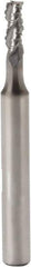 Seco - 4mm Diam, 10mm LOC, 3 Flute Solid Carbide 45° Corner Chamfer Roughing End Mill - SIRON-A Finish, 55mm OAL, 6mm Shank Diam, Single End, Extended Reach, Centercutting, 38° Helix - USA Tool & Supply