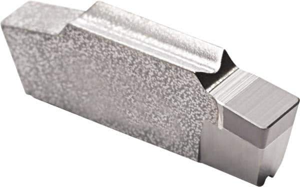 Seco - 160304LCGN LF Grade CBN010, 3mm Cutting Width PCBN Grooving Insert - 2.5mm Max Depth of Cut, Neutral, 0.4mm Corner Radius, Uncoated - USA Tool & Supply
