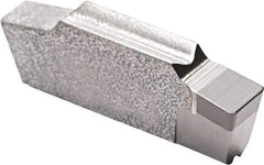 Seco - 160304LCGN LF Grade CBN010, 3mm Cutting Width PCBN Grooving Insert - 2.5mm Max Depth of Cut, Neutral, 0.4mm Corner Radius, Uncoated - USA Tool & Supply