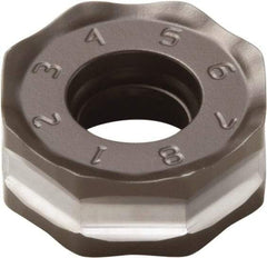 Seco - ONMU050410 M10 Grade MK2050 Carbide Milling Insert - TiSiN/TiAlN Finish, 0.157" Thick, 0.472" Inscribed Circle - USA Tool & Supply