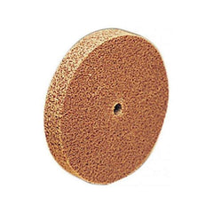 3M - 1" Diam, 0.12" Face Width, 0.06" Center Hole, Medium Grade, Aluminum Oxide Deburring Wheel - Unitized, Hard Density 7 Grade - USA Tool & Supply
