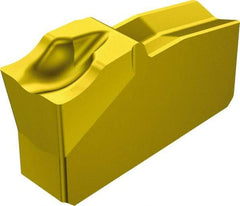 Sandvik Coromant - N151.260 5E 2135 Grade, 0.2362" Cutting Width, Carbide Cutoff Insert - 0° Lead Angle, 0.0079" Cnr Rad, TiCN/Al2O3/TiN Coated - USA Tool & Supply