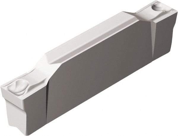 Sandvik Coromant - FN123 GF Grade H13A, 2.39mm Cutting Width Carbide Grooving Insert - 19.2mm Max Depth of Cut, Neutral, 0.2mm Corner Radius, Uncoated - USA Tool & Supply