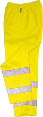 Ergodyne - Size 3XL, Lime, Rain Pants - 1 Pocket - USA Tool & Supply