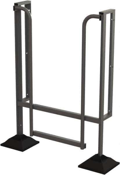 TRI-ARC - 62" 2 Step Configurable Rooftop Ladder - 90° Incline, 500 Lb Capacity, 20" Platform Height, 52-1/4" Base Width x 26" Base Depth, Perforated Tread - USA Tool & Supply