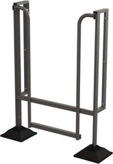 TRI-ARC - 62" 2 Step Configurable Rooftop Ladder - 90° Incline, 500 Lb Capacity, 20" Platform Height, 52-1/4" Base Width x 26" Base Depth, Perforated Tread - USA Tool & Supply