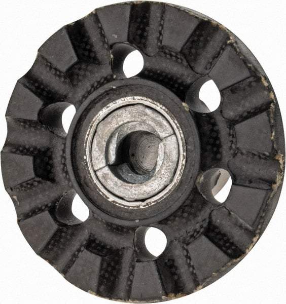 3M - 2" Diam Disc Backing Pad - 1/4" Shank Diam, Hard Density, 20,000 RPM, Roloc TS Compatible - USA Tool & Supply