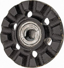 3M - 2" Diam Disc Backing Pad - 1/4" Shank Diam, Medium Density, 20,000 RPM, Roloc TR Compatible - USA Tool & Supply