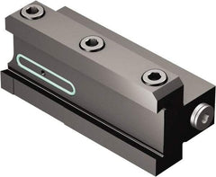 Sandvik Coromant - Tool Block Style BA-R/LGC, 40mm Blade Height, 155mm OAL, 3.0315" OAH, Indexable Cutoff Blade Tool Block - 40mm Shank Height, 40mm Shank Width, Through Coolant, Series CoroCut QD - USA Tool & Supply
