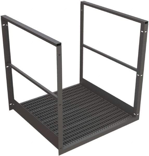 TRI-ARC - 44" Bridge Span - Rooftop, 500 Lb Capacity, 44" Platform Height, 42" Base Width x 40" Base Depth, Serrated - USA Tool & Supply