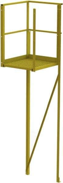TRI-ARC - 40" 4 Step Turn Platform - Crossover, 1,000 Lb Capacity, 40" Platform Height, 30" Base Width x 30-1/2" Base Depth, Serrated - USA Tool & Supply