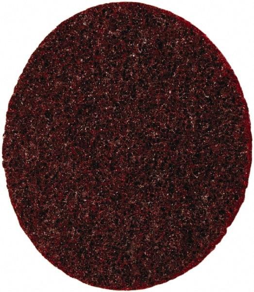 3M - 5" Diam, Aluminum Oxide Hook & Loop Disc - Medium Grade, Nonwoven, - USA Tool & Supply