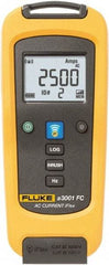 Fluke - FLK-A3001 FC, CAT IV, CAT III, Digital True RMS Wireless Clamp Meter with 10" Flex Jaws - 2500 AC Amps, Measures Current - USA Tool & Supply