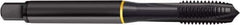 Guhring - 1/4-20 UNC, Oxide Finish, Cobalt Spiral Point Tap - Plug Chamfer, Right Hand Thread, 2-1/2" OAL, 0.629" Thread Length, 0.255" Shank Diam, 2B/3B Class of Fit, Series 4402 - Exact Industrial Supply
