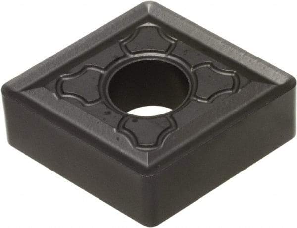 Hertel - CNMG434 AS Grade HC1250T Carbide Turning Insert - Proprietary Finish, 80° Diamond, 1/2" Inscr Circle, 3/16" Thick, 1/16" Corner Radius - USA Tool & Supply