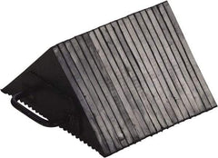Vestil - 10" Wide x 5-1/2" High x 10" Deep, Rubber Wheel Chock - USA Tool & Supply
