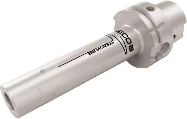 Seco - Combimaster 30.5mm HSK100A Taper Shank Milling Tip Insert Holder & Shank - 185mm Projection, 1.21" Neck Diam, M16 Neck Thread, 30.5mm Nose Diam, 235mm OAL, Steel Tool Holder - USA Tool & Supply