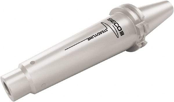 Seco - Combimaster 29.5mm DIN40 Taper Shank Milling Tip Insert Holder & Shank - 165.9mm Projection, 1.681" Neck Diam, M12 Neck Thread, 23mm Nose Diam, 253.4mm OAL, Steel Tool Holder - USA Tool & Supply