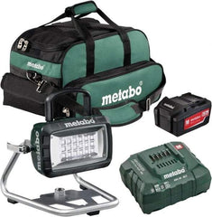 Metabo - 18 Volts, 2600 Lumens, Cordless Work Light - Green/Black, 7 hr Run Time - USA Tool & Supply