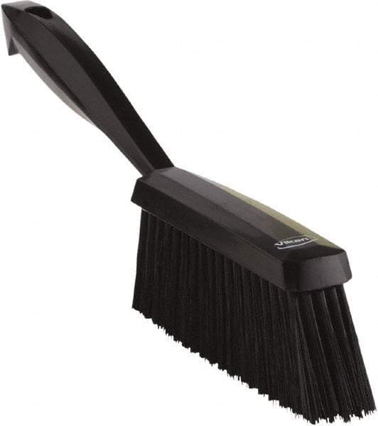 Vikan - 14" OAL, Polyester Staple Set Bench Brush - 2" Bristle Length, 6-3/8" Long Head, Black - USA Tool & Supply