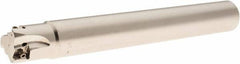 Seco - 1" Cut Diam, 8mm Max Depth of Cut, 1" Shank Diam, 7.87" OAL, Indexable Square Shoulder End Mill - LOEX Inserts, Cylindrical Shank, 90° Lead Angle, Through Coolant, Series Square T4-08 - USA Tool & Supply