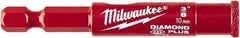 Milwaukee Tool - 3/8" Diam, 1-1/2" Cutting Depth, Hole Saw - Diamond Grit Saw, Continuous Edge - USA Tool & Supply