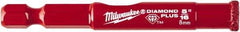 Milwaukee Tool - 5/16" Diam, 1-1/2" Cutting Depth, Hole Saw - Diamond Grit Saw, Continuous Edge - USA Tool & Supply