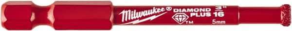 Milwaukee Tool - 3/16" Diam, 1-1/2" Cutting Depth, Hole Saw - Diamond Grit Saw, Continuous Edge - USA Tool & Supply