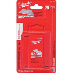 Milwaukee Tool - Knife Blades Type: Utility Knife Blade Material: Carbon Steel - USA Tool & Supply