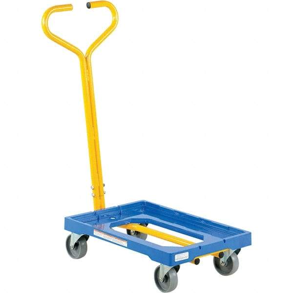 Vestil - 500 Lb Capacity Plastic Dolly - 24" Long x 16" Wide - USA Tool & Supply
