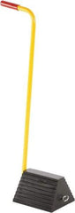 Vestil - 8" Wide x 36-9/16" High x 18" Deep, Rubber Wheel Chock - USA Tool & Supply