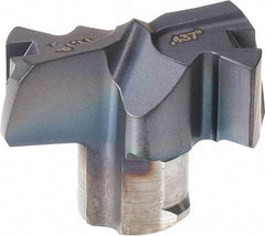 Iscar - Series FCP, 11.1mm Diam Grade IC908 Replaceable Drill Tip - Carbide, TiAlN/TiN Finish, 11 Seat Size - USA Tool & Supply
