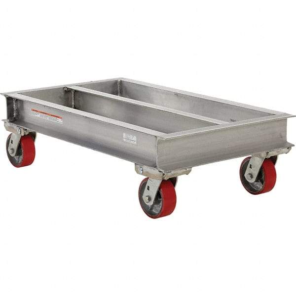 Vestil - 2,000 Lb Capacity Aluminum Dolly - 36" Long x 24" Wide - USA Tool & Supply