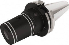 Seco - 5/8" Hole Diam, CAT40 Taper Shank Shrink Fit Tool Holder & Adapter - 57.15mm Projection, 33mm Nose Diam, Through Coolant - Exact Industrial Supply
