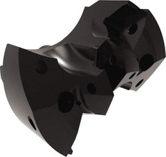 Allied Machine and Engineering - Series APX 57, 61.91mm Max Diam Pilot Insert Drill Head - T-A 2 Pilot Drill, 1" Pilot Drill Diam, 2 Nonpilot Inserts - USA Tool & Supply
