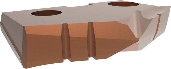 Allied Machine and Engineering - 30mm Diam x 3/16" Thick, Seat Code 2, 132° Included Angle Spade Drill Insert - AM200 Coated, Cobalt, Grade Super Cobalt, Series GEN2 T-A - USA Tool & Supply