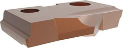 Allied Machine and Engineering - 31mm Diam x 3/16" Thick, Seat Code 2, 90° Included Angle Spade Drill Insert - AM200 Coated, Cobalt, Grade Super Cobalt, Series T-A - USA Tool & Supply