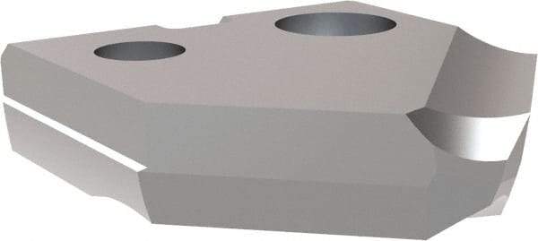 Allied Machine and Engineering - 17.5mm Diam x 1/8" Thick, Seat Code 0, 90° Included Angle Spade Drill Insert - TiCN Coated, Cobalt, Grade Super Cobalt, Series T-A - USA Tool & Supply