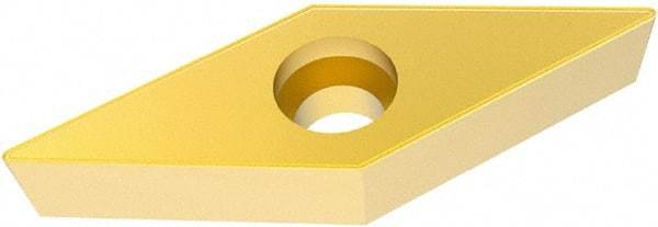 Allied Machine and Engineering - DCGT070202 Carbide Indexable Drill Insert - Uncoated, Diamond, 1/4" Inscribed Circle - USA Tool & Supply