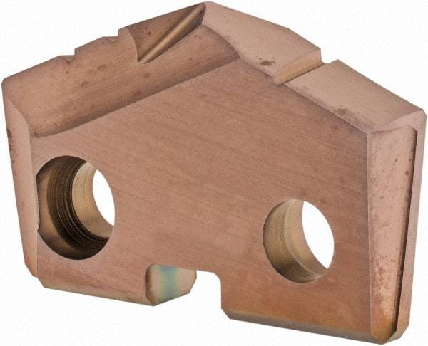 Allied Machine and Engineering - 24.5mm Diam x 3/16" Thick, Seat Code 2, 132° Included Angle Spade Drill Insert - AM200 Coated, Cobalt, Grade Super Cobalt, Series GEN2 T-A - USA Tool & Supply