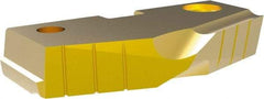 Allied Machine and Engineering - 64mm Diam x 7/16" Thick, Seat Code 5, 144° Included Angle Spade Drill Insert - TiN Coated, High Speed Steel, Series T-A - USA Tool & Supply