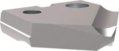 Allied Machine and Engineering - 3/4" Diam x 5/32" Thick, Seat Code 1, 90° Included Angle Spade Drill Insert - TiCN Coated, Cobalt, Series T-A - USA Tool & Supply