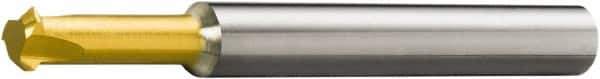 Sandvik Coromant - 326-CH Grade 1025 Carbide Chamfer Milling Tip Insert - TiCN/TiN Finish, 3 Flutes, 7.8mm Cutting Diam, 1.2mm Depth of Cut, 0° Helix - USA Tool & Supply